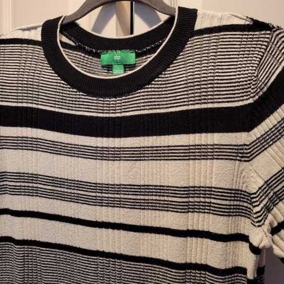 Dip white/black crew neck sweater size L - Picture 5 of 9